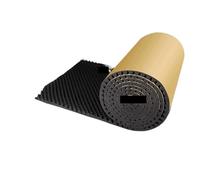 Soundproof Wall Panels 1Pc 50x200cm Acoustic Foam Self-adhesive Egg Sound Insulation Panel High Density Studio KTV Office Wall 2/3.5cm Thickness(Black,3.5cm)