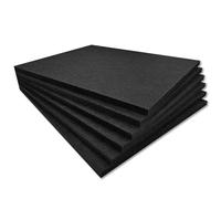 Soundproof Wall Panels 3d Self-adhesive Panels 6Pack 300x400x9mm Studio Acoustic Rectangle Soundproofing Sound Insulation Home KTV White(Black)