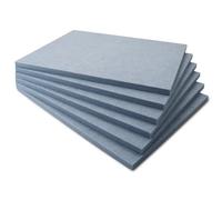 Soundproof Wall Panels 3d Self-adhesive Panels 6Pack 300x400x9mm Studio Acoustic Rectangle Soundproofing Sound Insulation Home KTV White(Water grey)