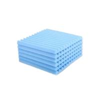 Soundproof Wall Panels 50Pcs Studio Acoustic Foam Panel Soundproof Wall Noise Protective Foam Sound Absorption Treatment Panel Room 12" X12"X1"(Blue1)