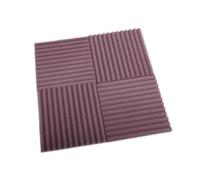 Soundproof Wall Panels 50Pcs Studio Acoustic Foam Panel Soundproof Wall Noise Protective Sound Absorption Treatment Room 12" X12"X1"(Purple)