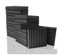 Soundproof Wall Panels 6/12/24/48 Pcs Acoustic Foam Studio High Density Soundproofing Sound Absorbing Material Door Isolation Home Decoration(5cm Thick,12 Pcs)