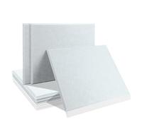 Soundproof Wall Panels 6 Pcs Acoust Insulation Absorcion Door Seal Strip Soundproof Wall Panel for Studio Sound Absorbing Panel(White,0.8cm Density)