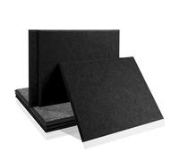 Soundproof Wall Panels 6 Pcs Acoust Insulation Absorcion Door Seal Strip Soundproof Wall Panel for Studio Sound Absorbing(Black,0.9cm Density)