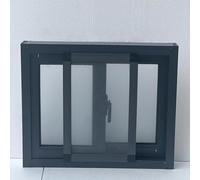 Soundproof Windproof Glass Window, with Screen, Sliding Aluminum Storm, Slides Left Or Right, for Bathrooms, Basements, Garden Villas(40x80cm/15.7x31.5in)