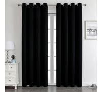 Soundproofing Curtain H183 x W117 cm (1 Pack) - Eyelet Design, Durable Thermal Insulation, Adjustable Size, Perfect for Home Theater & Bedroom Privacy