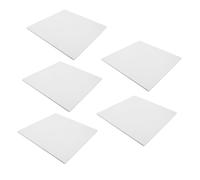 Soundproofing Panel 5pcs Felt Panel Board for Music Room | White Finish, Ktv and Dance Room Use, Simple Appearance, Easy to Install