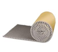 Soundproofing Panels 1Pack Self-adhesive Acoustic Foam Sound Insulation Panels High Density for Studio KTV Office 50x200x2cm/50x200x3.5cm Large Size(GRAY,2cm)