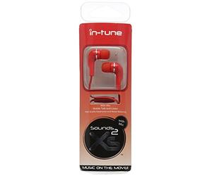 Sounds 2XS XS20-RD Earbuds with Slim Microphone - Red