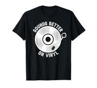 Sounds Better on Vinyl Music Lover Vinyl Record Collector T-Shirt