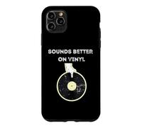 Sounds Better On Vinyl Retro LP EP DJ Record Player Case for iPhone 11 Pro Max