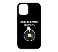 Sounds Better On Vinyl Retro LP EP DJ Record Player Case for iPhone 12/12 Pro