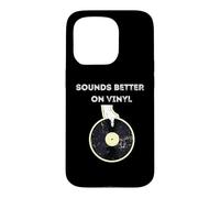 Sounds Better On Vinyl Retro LP EP DJ Record Player Case for iPhone 15 Pro
