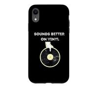Sounds Better On Vinyl Retro LP EP DJ Record Player Case for iPhone XR