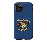 "Sounds Better on Vinyl" Retro Vintage Record Collector Fun Case for iPhone 11 Pro