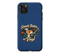 "Sounds Better on Vinyl" Retro Vintage Record Collector Fun Case for iPhone 11 Pro Max