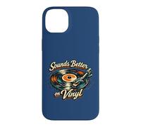 "Sounds Better on Vinyl" Retro Vintage Record Collector Fun Case for iPhone 14 Plus