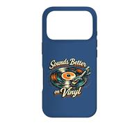 "Sounds Better on Vinyl" Retro Vintage Record Collector Fun Case for iPhone 17 Pro