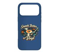 "Sounds Better on Vinyl" Retro Vintage Record Collector Fun Case for iPhone 17 Pro Max