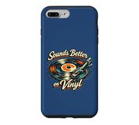 "Sounds Better on Vinyl" Retro Vintage Record Collector Fun Case for iPhone 7 Plus/8 Plus