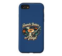 "Sounds Better on Vinyl" Retro Vintage Record Collector Fun Case for iPhone SE (2020) / 7/8