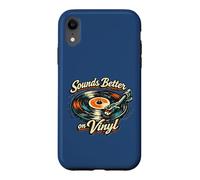 "Sounds Better on Vinyl" Retro Vintage Record Collector Fun Case for iPhone XR
