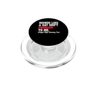 Sounds Like A Day Shift Problem To Me Night Telemetry Tech PopSockets PopGrip for MagSafe