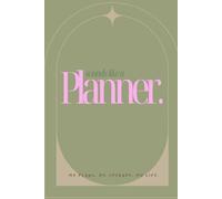 sounds like a planner: my plans. my journey. my life.