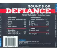 SOUNDS OF DEFIANCE: MUSIC OF SHOSTAKOVICH, SCHNITTKE, P„RT AND ACHRON NEW CD