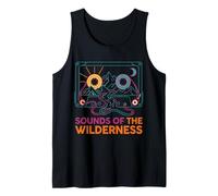 Sounds of The Wilderness Retro Cassette Tape Sunse Tank Top