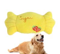 Sounds Toy for Small Dogs - Soft Interactive Games, Safe and Durable Plush | Indoor Filled Cat Shape, Chewable Games for Puppies,