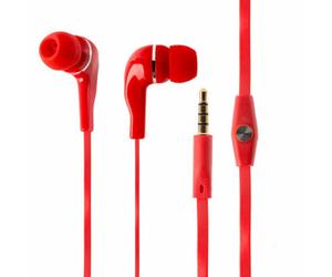 Sounds Xs20 Music On The Move Earbuds With Slim Microphone With Mic, Red