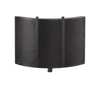 SOUNDSATION SH-1000 Microphone Insulating Screen, 42 x 31 cm, Folding Aluminium and Acoustic Foam Panels