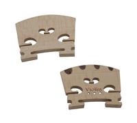 Soundspire 2-Pack 4/4 Violin Bridge, Grade-A Maple with G-D-A-E Pre-Slotted U-Groove (Professional String Spacing & Acoustics)