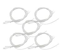 Soundspire 5-Set Classical Guitar Strings - Nylon Acoustic Strings with 3 Clear & 3 Alloy Wound (Full Replacement Set)