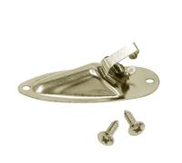 Soundspire Boat Style Guitar Jack Plate, 1/4" Gold Input/Output Socket for Fender Stratocaster/Strat ST (with Mounting Screws)