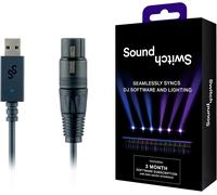 SoundSwitch Micro DMX Interface - Ultra-Compact USB to DMX Interface with 3 -Mo