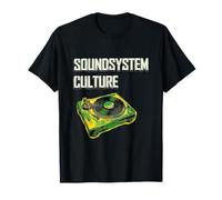Soundsystem Culture Dub Reggae Turntable T-Shirt