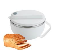 Soup Bowl with Lid, Instant Ramen Bowl | Ramen Cooker with Handle,Portable Stainless Steel Japanese Ramen Bowl, Noodle Bowl for Soup, Oatmeal, Gumbo, Salad, Rice, Cereal