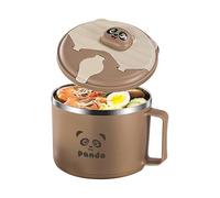 Soup Bowls with Handles - Large Capacity Portable Containers | Instant Noodles Cup | for Lunch Dinner Breakfast Snack College Office Kitchen Travel