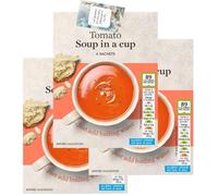 Soup Bundle With Tomato Soup In A cup 4 Sachets (3 Pack) - By Oerich Gift