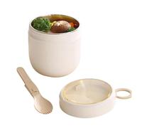 Soup Container, 600 ml Portable Non-Drip Lunch Box with Spoon - Soup Travel Container - for Camping Picnic Sports Beach Outdoor Hiking Hiking Travel Work Summer