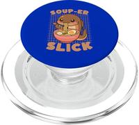 Soup-er Slick Kawaii Eel Ramen Noodle Pun PopSockets PopGrip for MagSafe