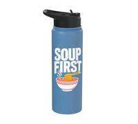 Soup First Ramen Noodle Eater Stainless Steel Insulated Water Bottle