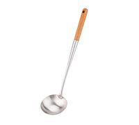 Soup Ladle, 17inches Ladle for wok, 304 Stainless Steel wok spatula.