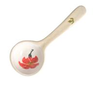 Soup Ladle Retro Large Soup Spoon Long Handle Spoon Creative Kitchen for Cooking (Color : White, Size : 24.8x9.5cm)