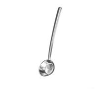 Soup Ladle, Stainless Steel Long Handle Ladle for Kitchen Serving Soup Sauce Gravy Cooking Utensil Deep Bowl Spoon Mirror Polish(B)