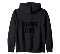 Soup Lover Humor SUPPE GUT German Kitchen Zip Hoodie