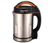 Soup Maker - 1.6 Litre Capacity Soup Maker - Handy Push Button Control and LED Display - Easy Clean Keep Warm LED Countdown - Stainless Steel - Just 26 Minutes Your Soup Will Be Ready to Eat