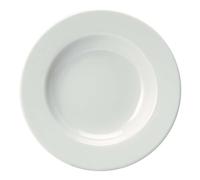 Porcelain Plate Ischia White Bottom 23cm